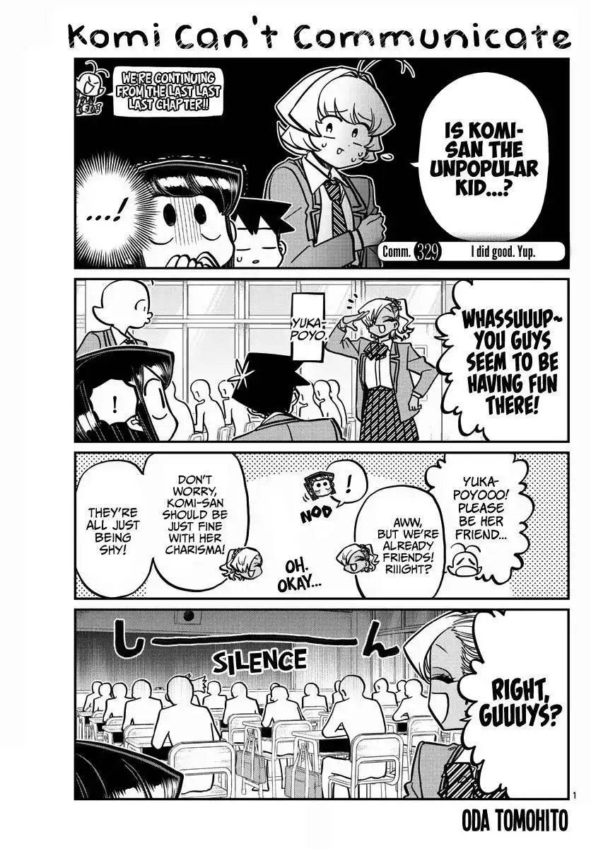 Komi-san wa Komyushou Desu Chapter 329 1